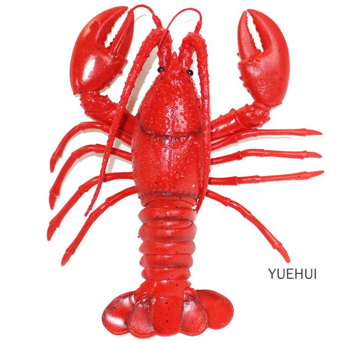 Simulation Lobster Crab Model Marine Animal Toy Plastic Large Lobster Props Early Education Toy Ornaments Simulated Seafood