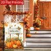 2D Flat, 2D Flat-Autumn Pumpkin Welcome Thanksgiving Garden Flag (2)_2 (1)- Outdoor Garden Flag Double-sided Home Decoration Courtyard Decoration Outd