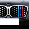 2024 Für BMW X4 G02 XDrive30i ABS Auto Frontgrill Streifen Abdeckungen Gitterstreifen Zieraufkleber Auto Zubehör