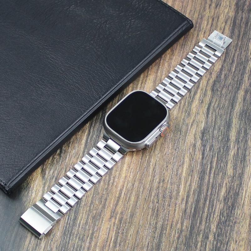 New 316L Stainless Steel Link Bracelet for Smartwatch with Breathable Magnetic Buckle