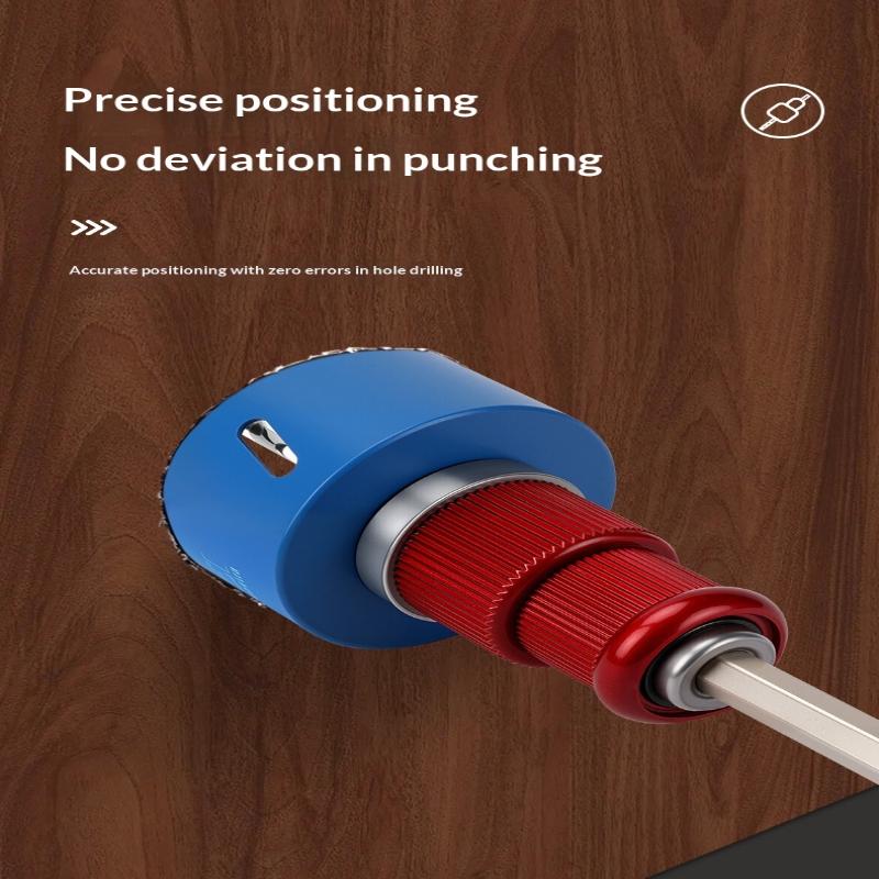 Woodworking Hole Opener Quick Stripping Pipe Self-Locking Extensions Rod Woodworking Hole Opener Connecting Rod