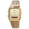 Casio Quartz Watch Vintage Series Unisex Dual Time Gold Overseas Model [Casio] ANA-DIGI AQ-230GA-9DMQ [Item]