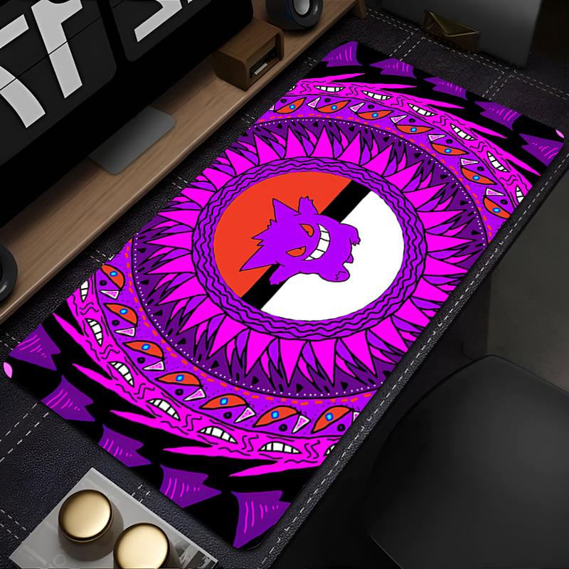 Popular Mouse pad Dark style PPokemon Gengar speed For esports players Office Laptop Keyboard Pad Non Slip Desk Mat Mousepad 800x300x2mm