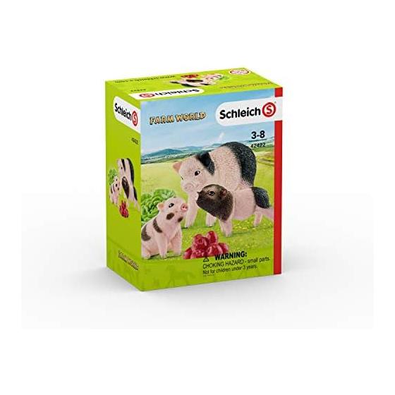 Schleich Farm World Mini Pig Parent and Child Figure 42422