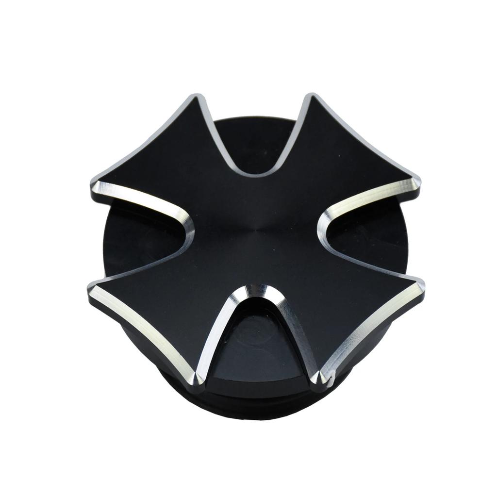Motorcycle Vented Gas Cap Fuel Tank Right-hand Thread Crown Style Oil Cap Fuel Gas Tank For Harley Sportster Dyna Touring Softai