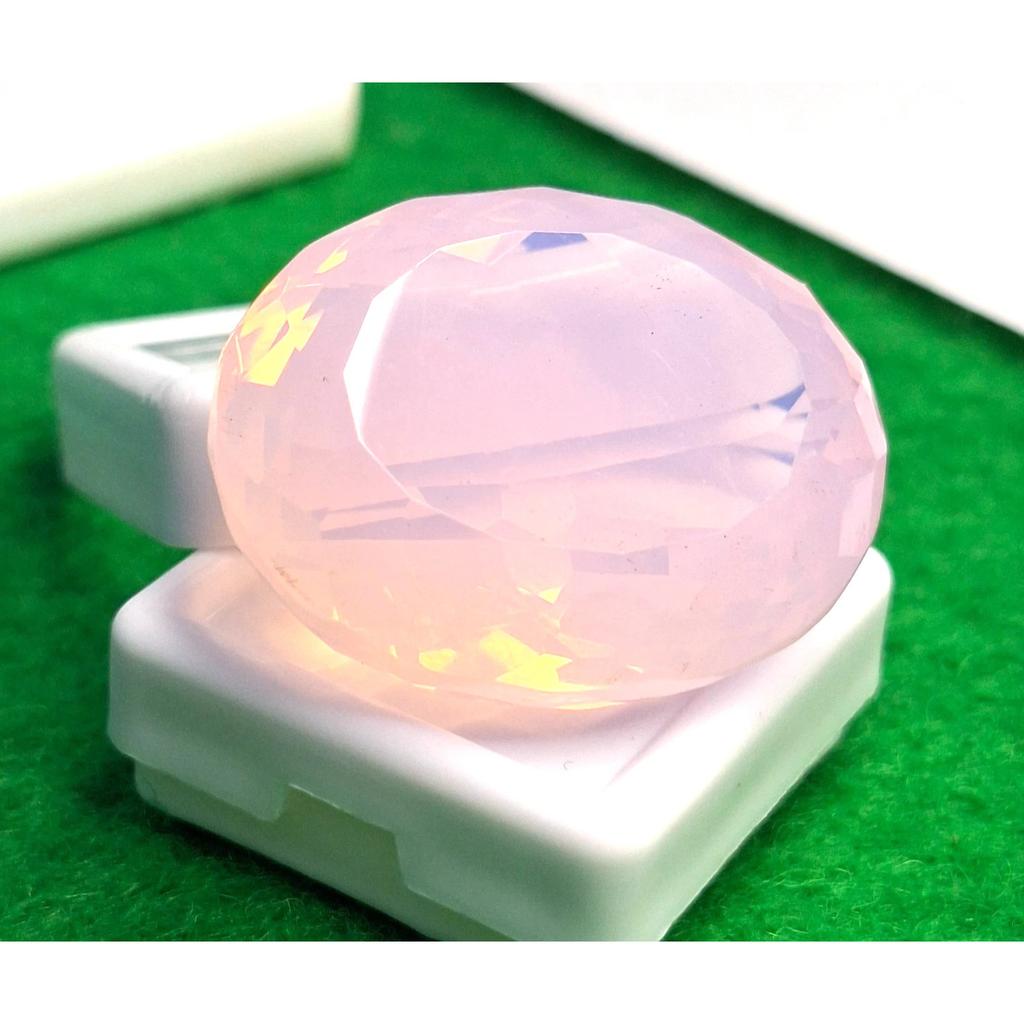 95-97 Ct Lab Created Opal Pink Oval Cut Beautiful Loose Gemstone