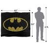 Batman Script Graphic Logo Blanket