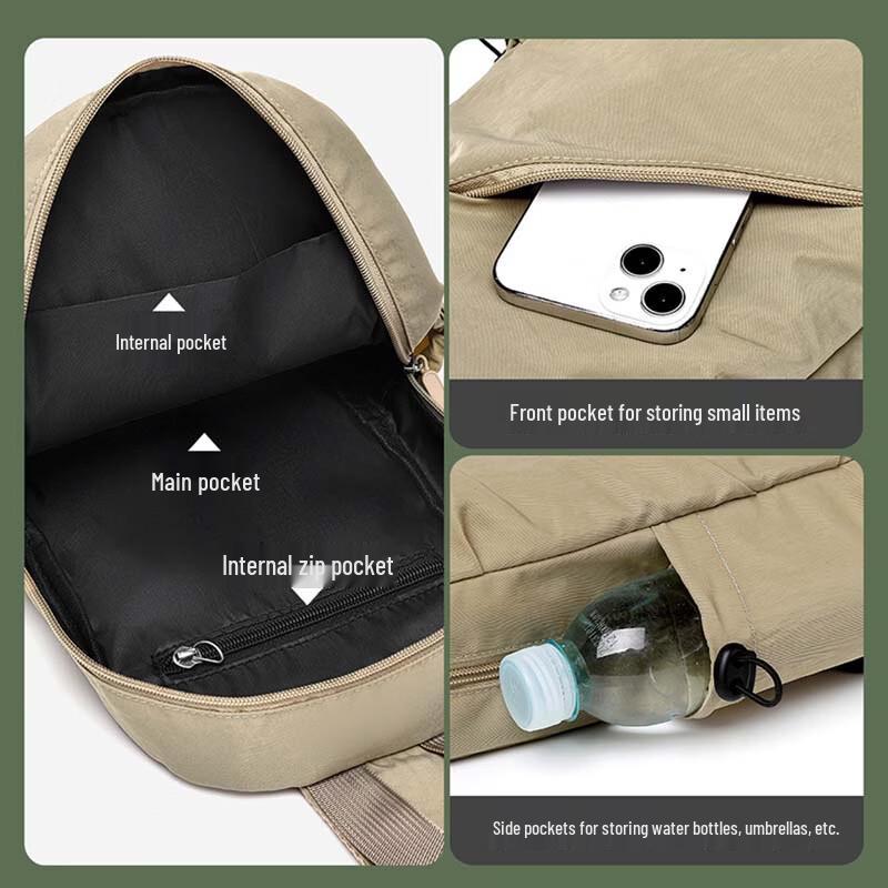 JEVI Men's Casual Chest Crossbody Bag