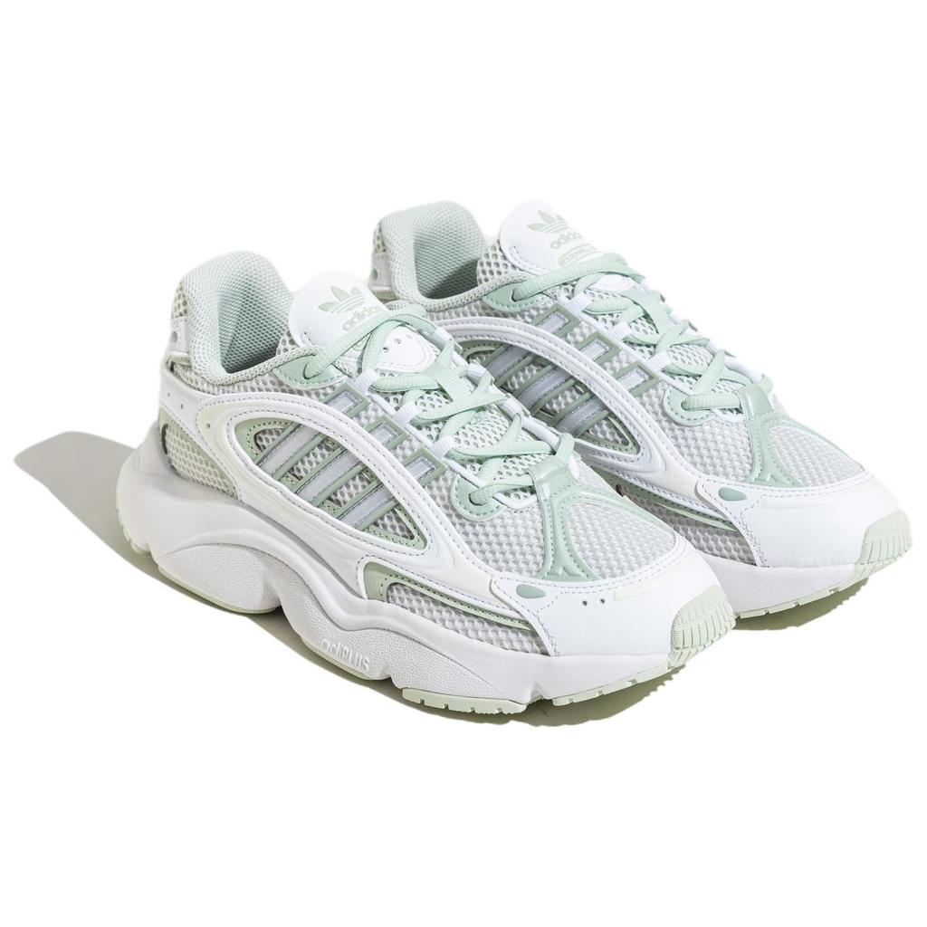 Adidas Originals Ozmillen Mesh Fabric Synthetic Leather TPU Comfortable Classic Slip Resistant Durable Lightweight Low Top Dad Sneakers IG2087