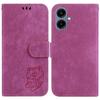 For Samsung Galaxy A07 5G Wallet Case Tiger Imprint Leather Shockproof Phone Cover with Wrist Strap