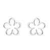 Plum Blossom Earring For Women Free Shipping Hypoallergenic Surgical Steel Ear Piercing Flower Shaped Girl Earrings Pendientes