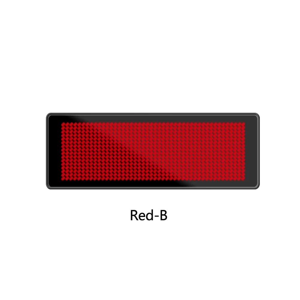Fancyfamily Mini LED Digital Bluetooth APP Programmable Rechargeable Scrolling Name Message Tag Sign