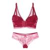 Artdewred Sexy Push up Bra Set Lace Hollow out Bralette Underwear Panty Set Women Bra Brief Sets