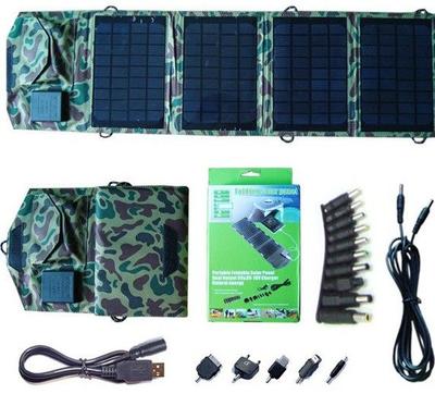 Univerzálna súprava solárnej nabíjačky 14 Wattov a regulátor napätia