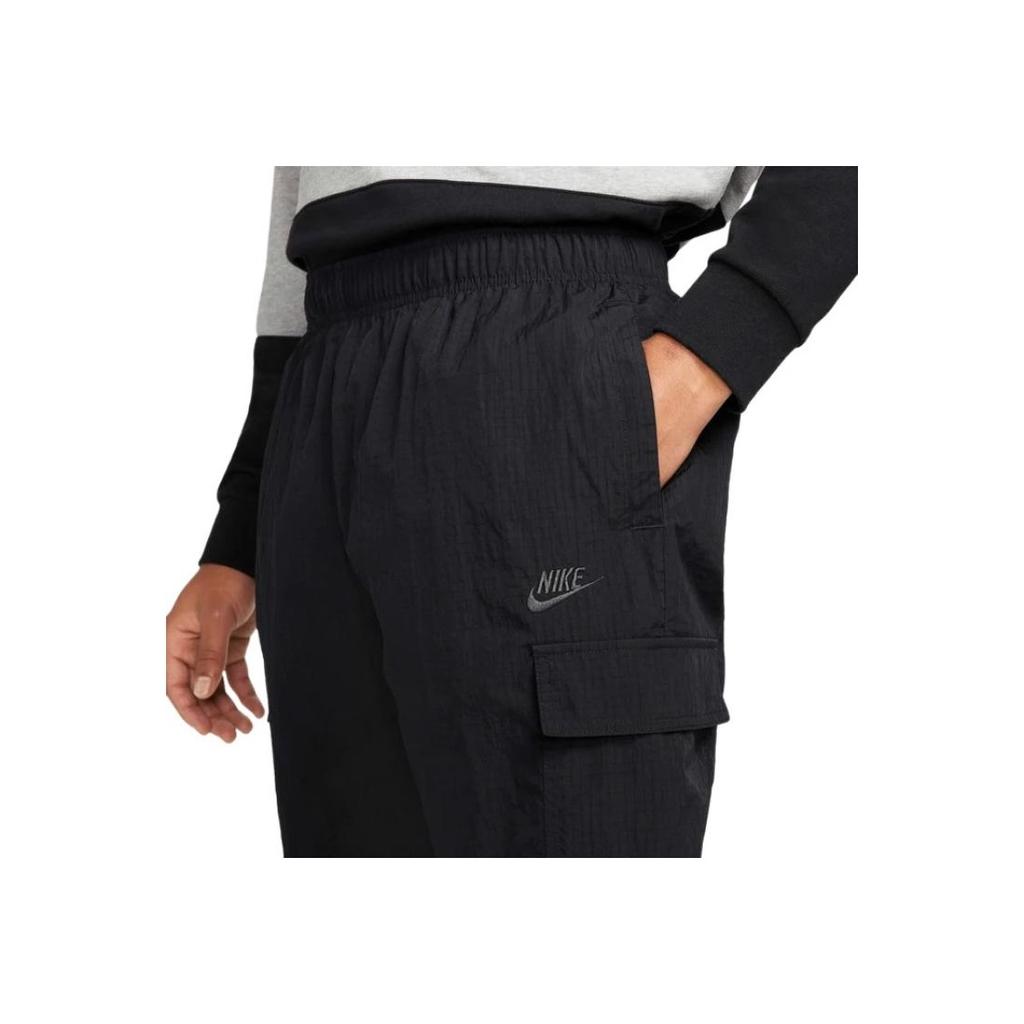 Nike Sportswear Repeat Lightweight Comfortable Casual Woven Cargo Pants Men pants Black Coal FJ5260-010