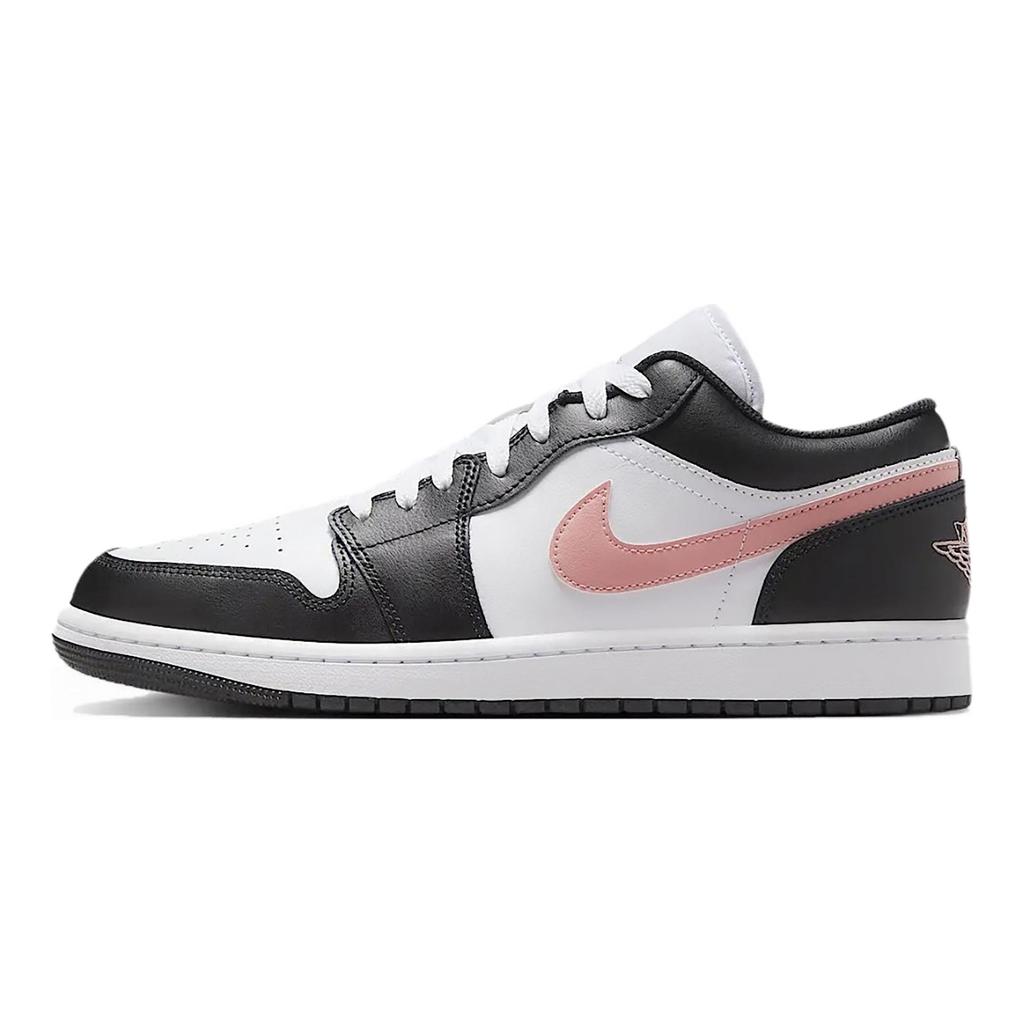 Jordan Air Jordan 1 Cushioning, Wear Resistant Low Top Vintage Basketball Shoes Unisex Black Blue 553558-165(Team425-)
