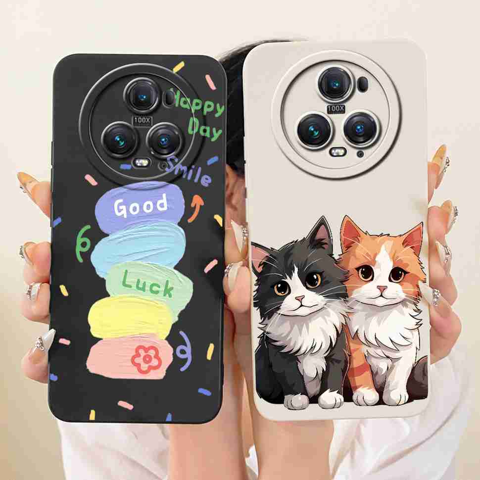 Soft Phone Case For Honor Magic5 Pro 5G Case Cartoon Silicone Back Cover For Honor Magic 5 Pro PGT-AN10 PGT-N19 Bumper Shell
