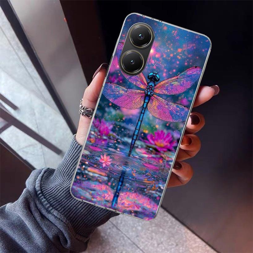Beautiful Dragonfly Enthusiasts Phone Case For Xiaomi Poco X7 X6 X5 Pro F7 Ultra Redmi 15C 15 13 13C 12 12C 10 10A 10C 9 9A 9C 9