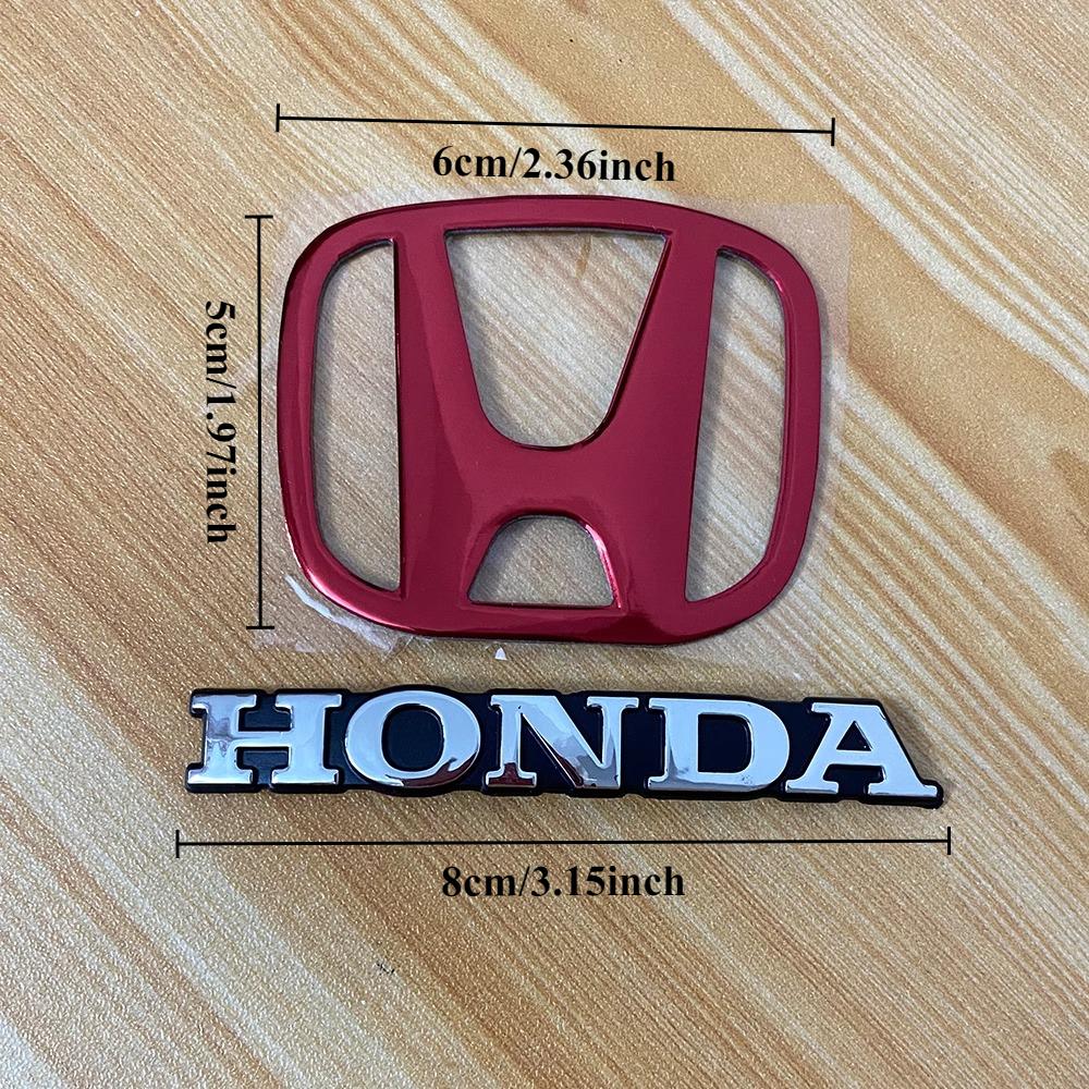 Honda Motorcycle Head Front Windshield Motorcycle Decoration H Letter Logo Electric Vehicle Modification Label Sticker