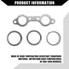 Exhaust Muffler Pipe Manifold Gasket Spring Rebuild Kit FOUR  for Polaris