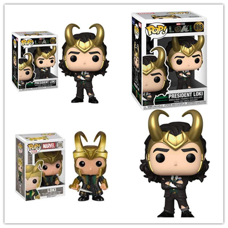 President Loki Funko Pop Action Figure Charming Superhero Pvc Doll For Collectors
