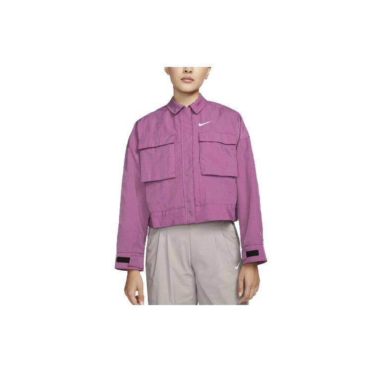 Nike Jackets Women's Burgundy Lapel Moderate Other DM6244-507