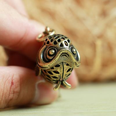Sturdy Artistic Keychain Ornament Chic Auspicious Design Carp Widget KTY