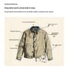 Maden Workwear Men's American Retro N1 Deck Jacket – Warm Stand Collar Cotton Jacket for Autumn and Winter