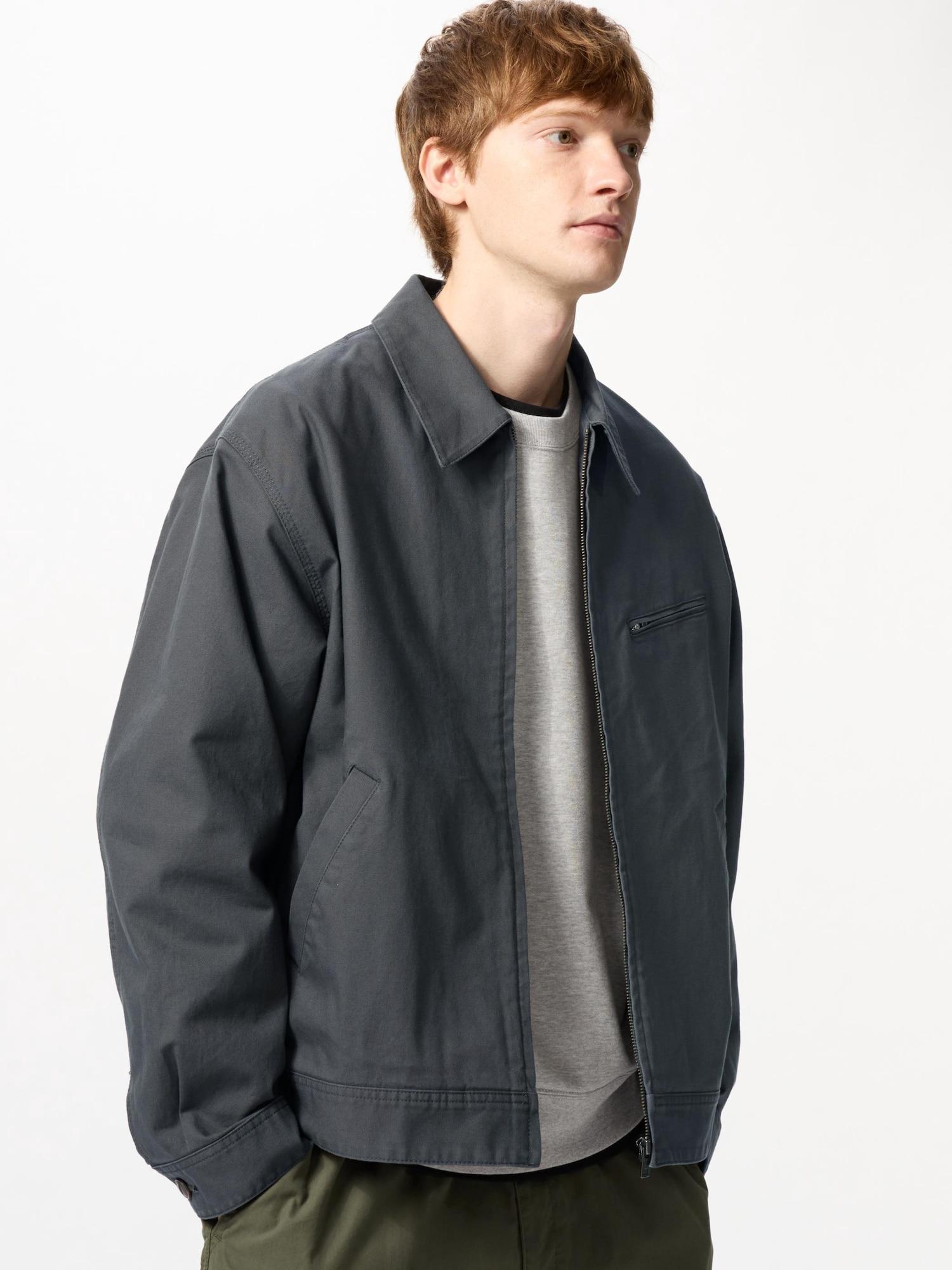 

Uniqlo Япония блузон на молнии 08 DARK GRAY/XS