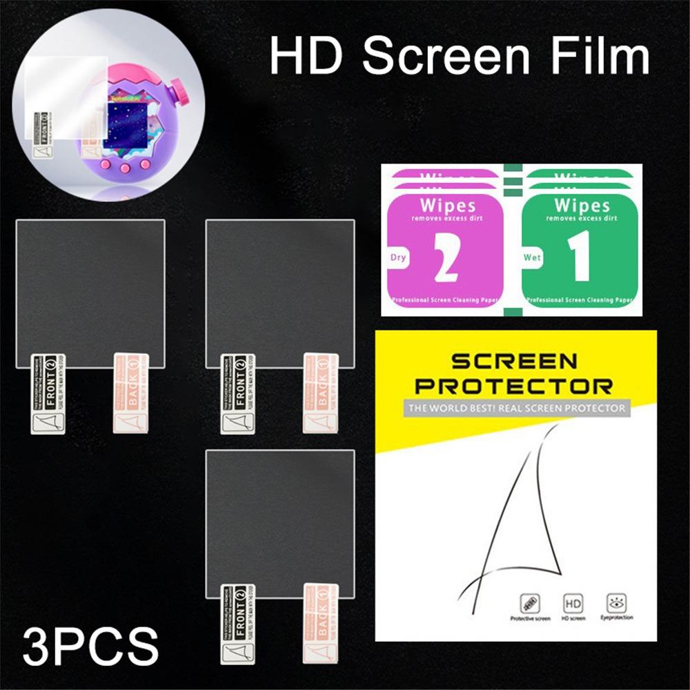 HD Anti-scratch Panel Protective Cover For Tamagotchi Paradise Electronic Pets Game Toys TPU Yellow Screen Protective Soft Film