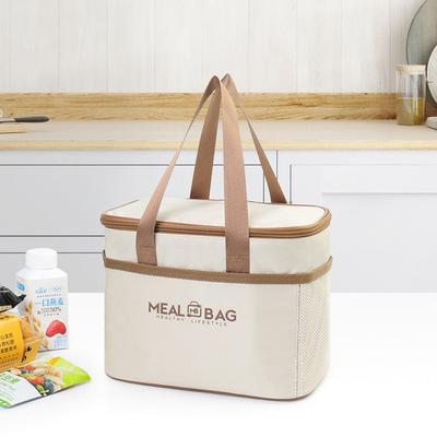 New Aluminum Foil Lunch Box Storage Bag Oxford Insulated Thermal Insulation Bag Large Capacity Thermal Food Thermal Bag Picnic