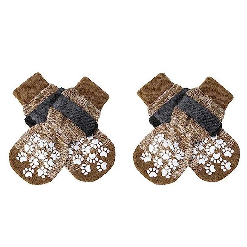 Calcetines Silenciosos Antideslizantes de Animales para Perros Medianos y Grandes Transpirables Zapatos para Perros para Exteriores Protectores de Patas Anti-Suciedad Uso en Todas las Estaciones