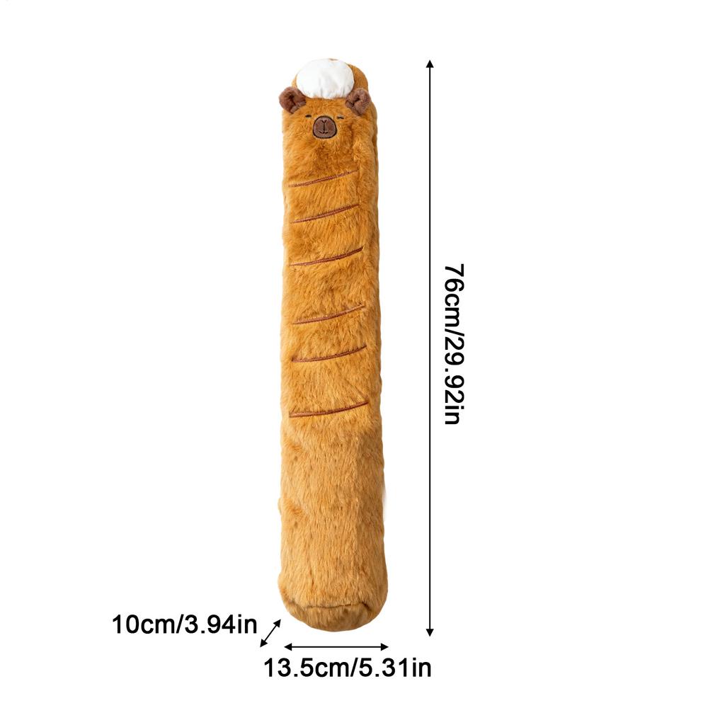 

29.9-inch Long Hot Water Bottle 3000ml Winter Capybara Design Pack Hot Water Pouch With Plush Cover For Bed Hand Foot Warm