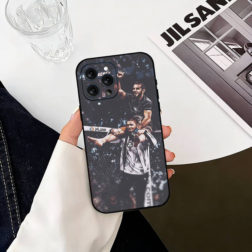 L-Islam M-Makhachev P4P Чехол для телефона Силиконовый Мягкий Для IPhone 17 16 15 14 13 12 11 X XR Plus Pro Max Plus iPhone14
