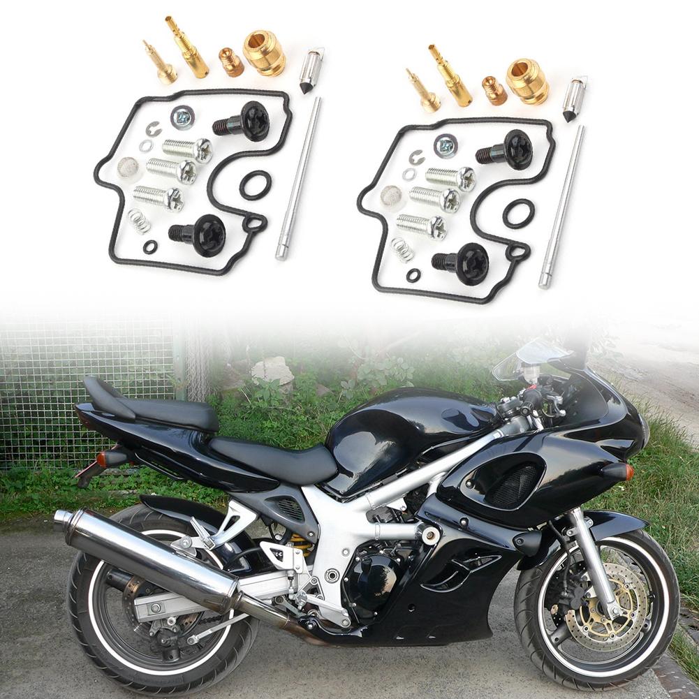 Reparatursets Vergaser 2 Sets Zubehör Dichtungen Düsen Leichtgewicht Direkter Ersatz Für Suzuki SV650 SV650S