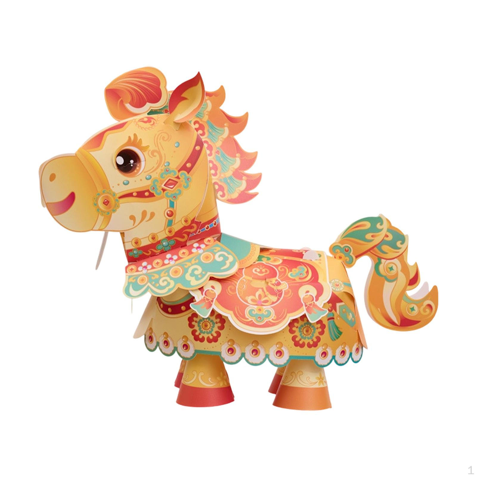 

Chinese Horse Lantern DIY Kit with Hardware And Lightweight Handle, Ideal for Year Style A