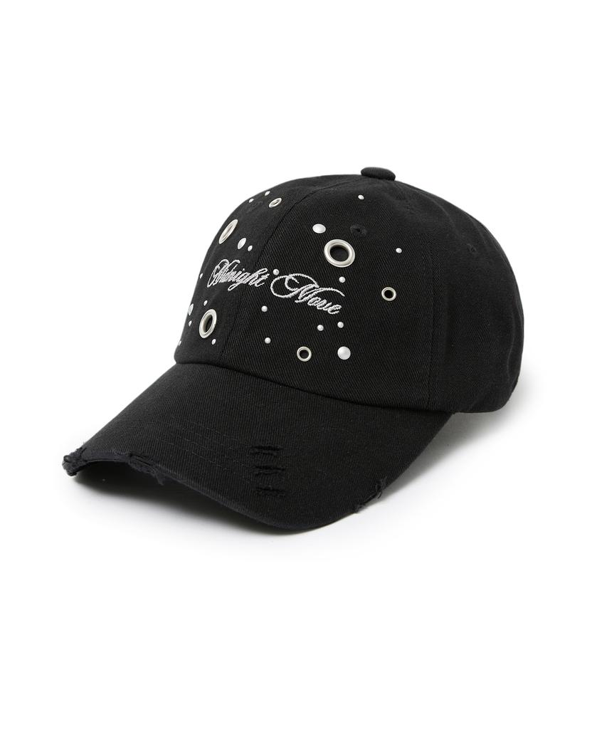 MIDNIGHT MOVE Eyelet Cap (Black)