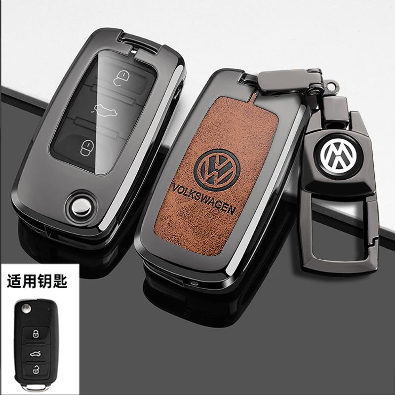 For VOLKSWAGEN VW Car Key Case Cover Shell For Volkswagen VW Polo Golf Passat Tiguan Beetle Caddy T5 Up Eos Skoda Octavia Seat L