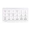 270Pcs 18 Sizes Assortment Kit Rubber O Ring Air Conditioning HNBR O Ring Set for Insulation Gasket Washer Seals Air Conditioning Car Auto Vehicle