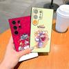 Cute D-Diddl Cartoon Phone Case For Samsung S25 Ultra S24 S23 Fe S22 S20 S21 Plus A54 A34 A53 A16 Back Cover