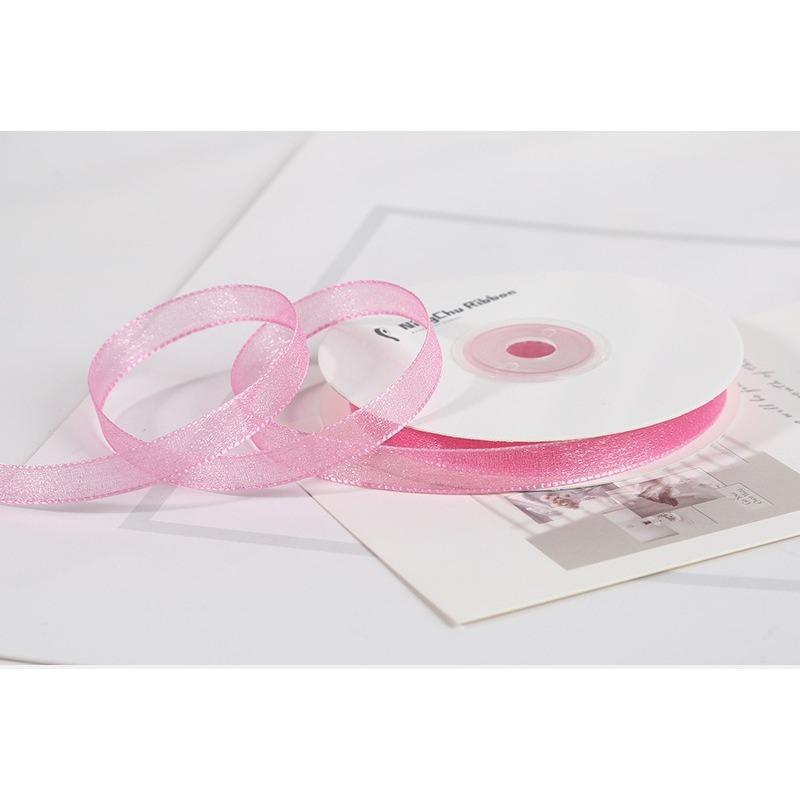 1cm Bubble Yarn  Ribbon  Lace  Flower Snow Yarn  Bow  Tie  Bouquet  Webbing  and Colorful Ribbon Packaging