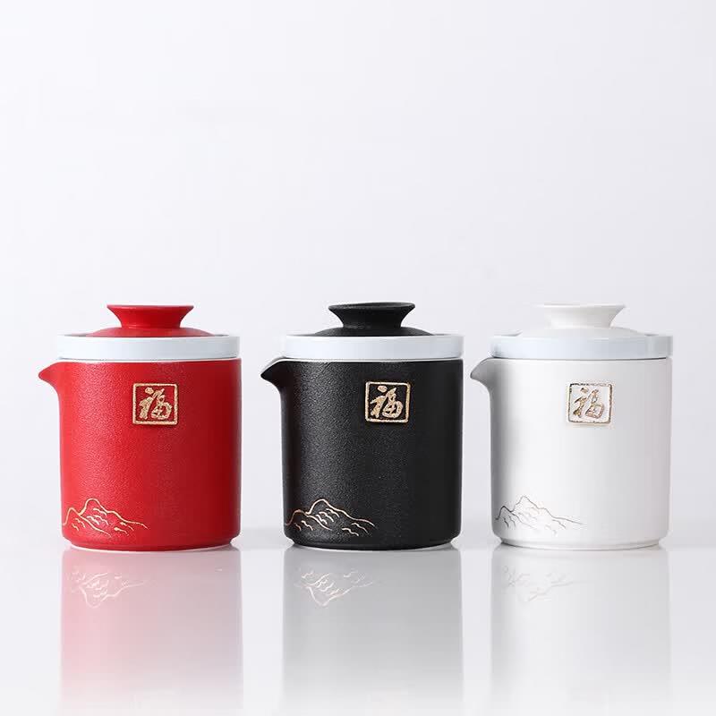 Wushiyuan Fortunate Ceramic Travel Tea Set WSY-20D05