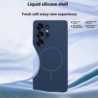 Großeinkauf für Samsung Galaxy S25 Ultra Magnetische Hülle Flüssigsilikon + PC Handy-Rückseite