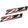 2Pcs Z71 Emblem Badges For Silverado 84632695 Black Red -2025