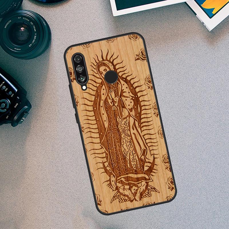 

Guadalupe San Judas Wood Case For Huawei Nova 5T 9 10 SE 11 3i 8i 11i Y91 Y60 Y70 Y61 Y90 P20 P40 Lite P30 Pro Cover Huawei Nova 5T