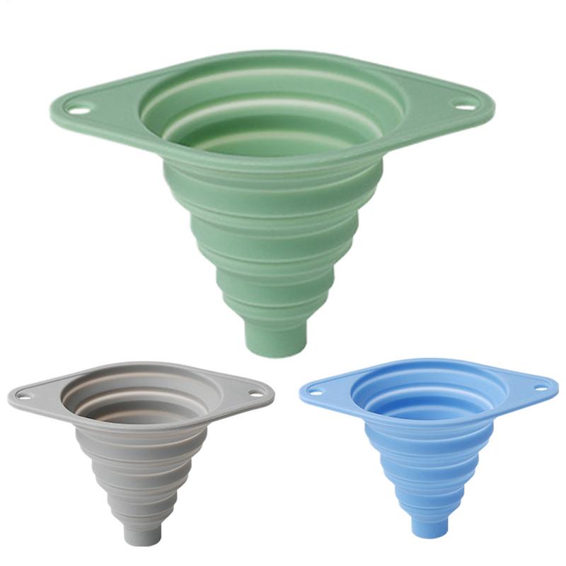 Kitchen Funnel Foldable Funnel Silicone Funnels  Portable Funnels For Fuel  Beer Oil Filling Bottles Pot Funnel Kitchen Tools
