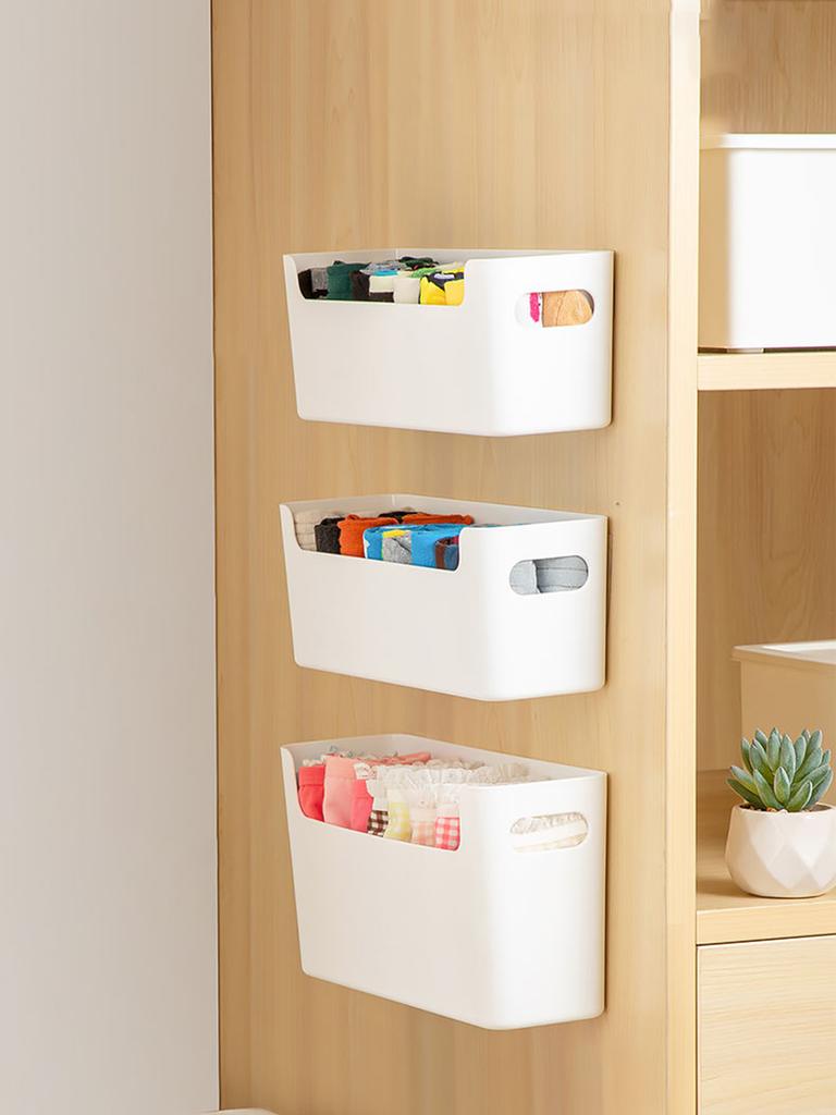 WORTHBUY Closets Clothes Organizer Box Wall Mounted Underwear Bra Socks Storage Boxes Wardrobe Drawer Clothes Storage Organizers