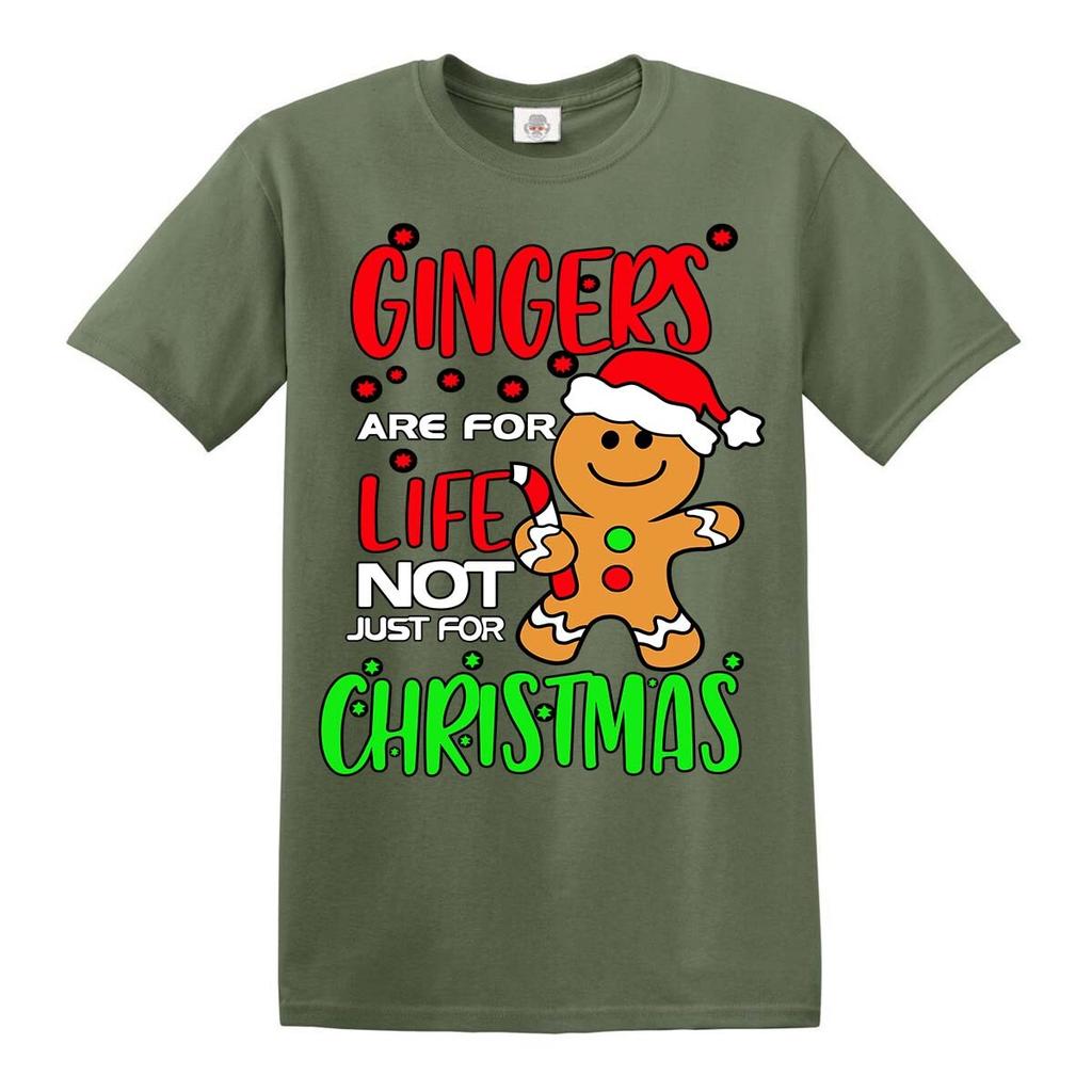 Gingers are for life not just for christmas tshirt funny xmas santa 2020 top c6