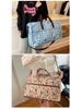 Large Capacity Lightweight Foldable Water-Resistant Cartoon Travel Duffle Handbag