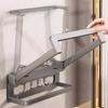 Telescopic Punch-Free Washbasin Storage Rack Wall Mounted No Drill Basin Holder  Bathroom